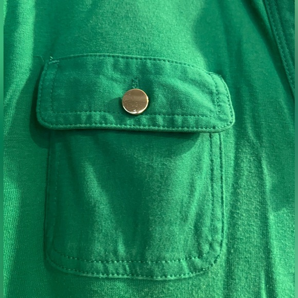 Charter Club Kelly Green Cotton Top, Size XL - Picture 4 of 8
